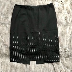 White House Black Market Jeweled Pencil Skirt